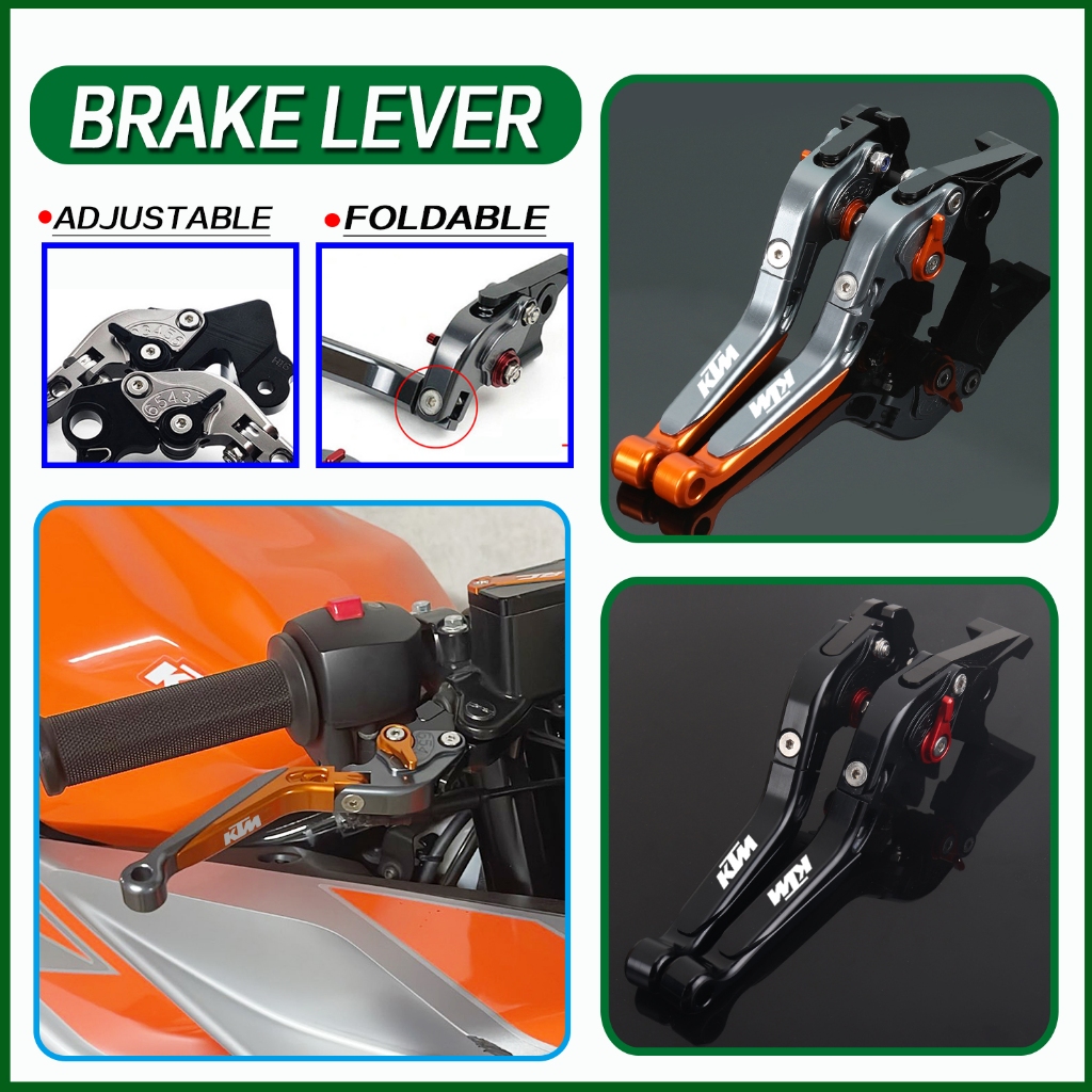 โลโก้ KTM DUKE390 RC390 DUKE200 RC200 DUKE125 RC125 DUKE250 RC250 รถจักรยานยนต์ CNC อลูมิเนียมปรับพั