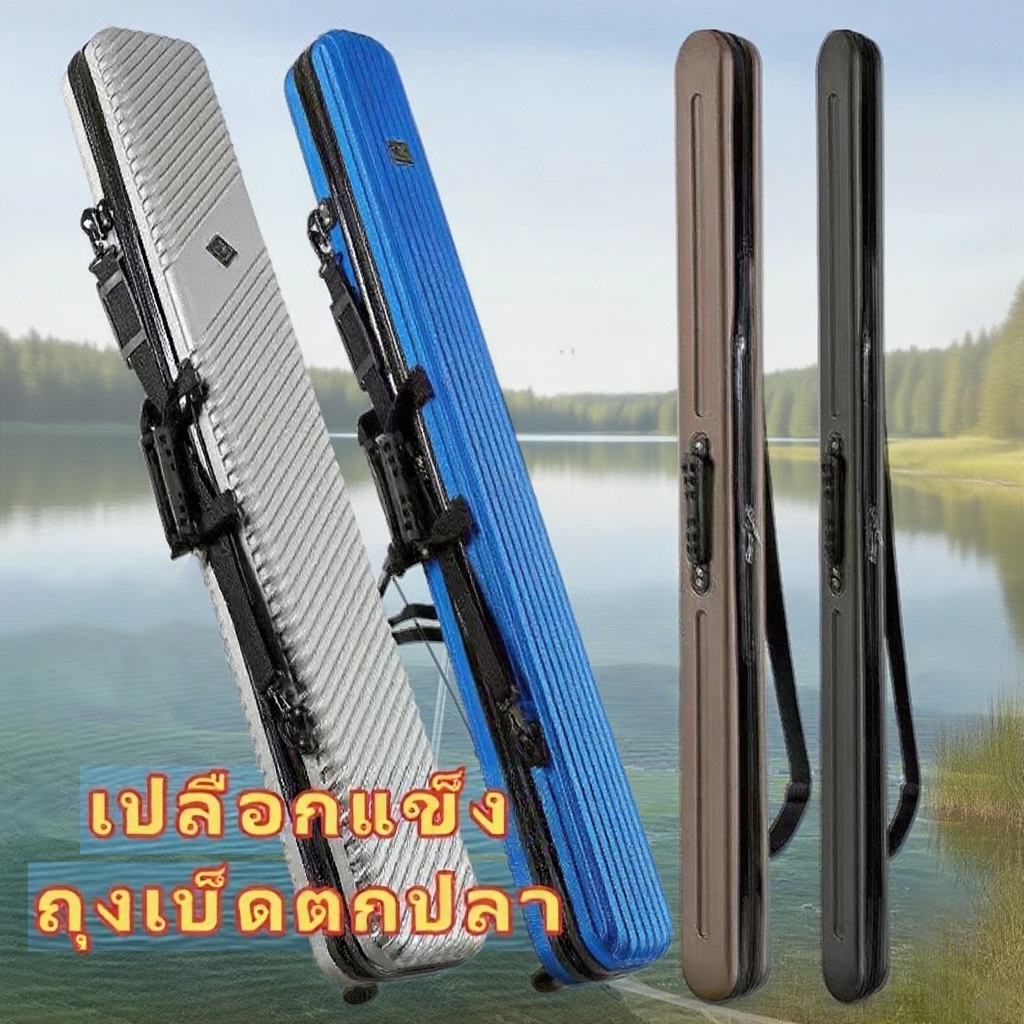 จัดส่งรวดเร็ว ⚡กระเป๋าใส่คันเบ็ด 126/131ซม สำหรับอุปกรณ์ตกปลารวมถึงคันเบ็ด แข็งแรงและทนทาน ไม่มีวงเล็บ
