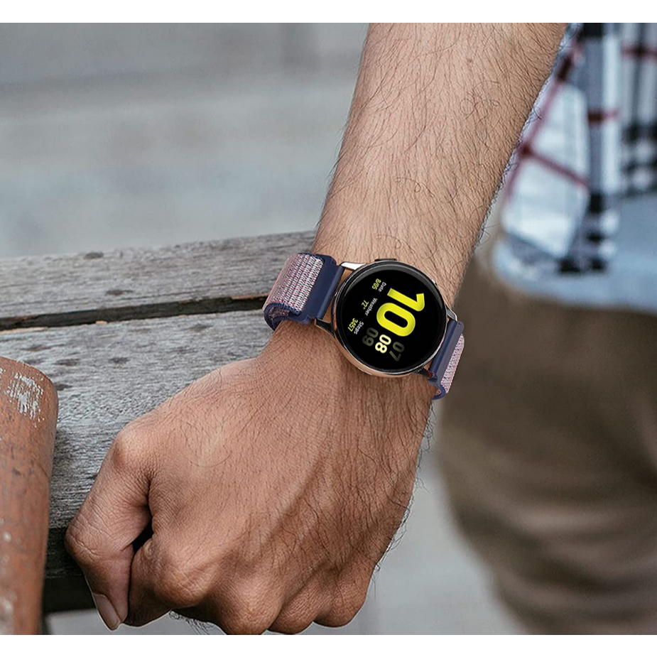 สายรัดไนลอนระบายอากาศขนาด 22 มม. สําหรับ Huami Amazfit Bip 6 Bip6 - รูปที่ 7