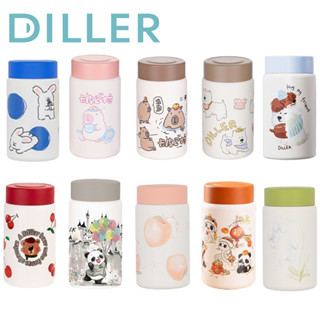 Diller กระติกน้ําสูญญากาศขนาดเล็ก Thermos 316 สแตนเลสดื่มขวด…