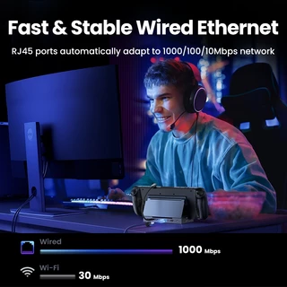 Ugreen ฮับ USB C เป็น HDMI 4K60Hz RJ45 PD100W สําหรับ Steam Deck Asus ROG Ally Nintend Switch MacBook PC USB 3.0
