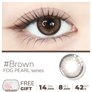คอนแทคเลนส์ตาหวาน【0.00~-6.00】UYAAI คอนแทคเลนส์สีน้ำตาลธรรมชาติ Brown คอนแทคเลนส์แบบนิ่มรายเดือน