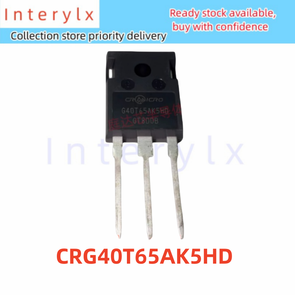 G40T65AK5HD CRG40T65AK5HD 2 ชิ้น/ล็อต G40T65 In-Line TO-247 High Power IGBT Tube 40A 650V tta12
