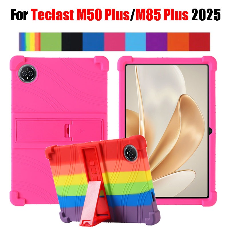 สําหรับ Teclast M50 Plus M85 Plus 10.1 2025 Android PC M50Plus M85Plus ซิลิโคนนุ่มเบาะแท็บเล็ตกรณี