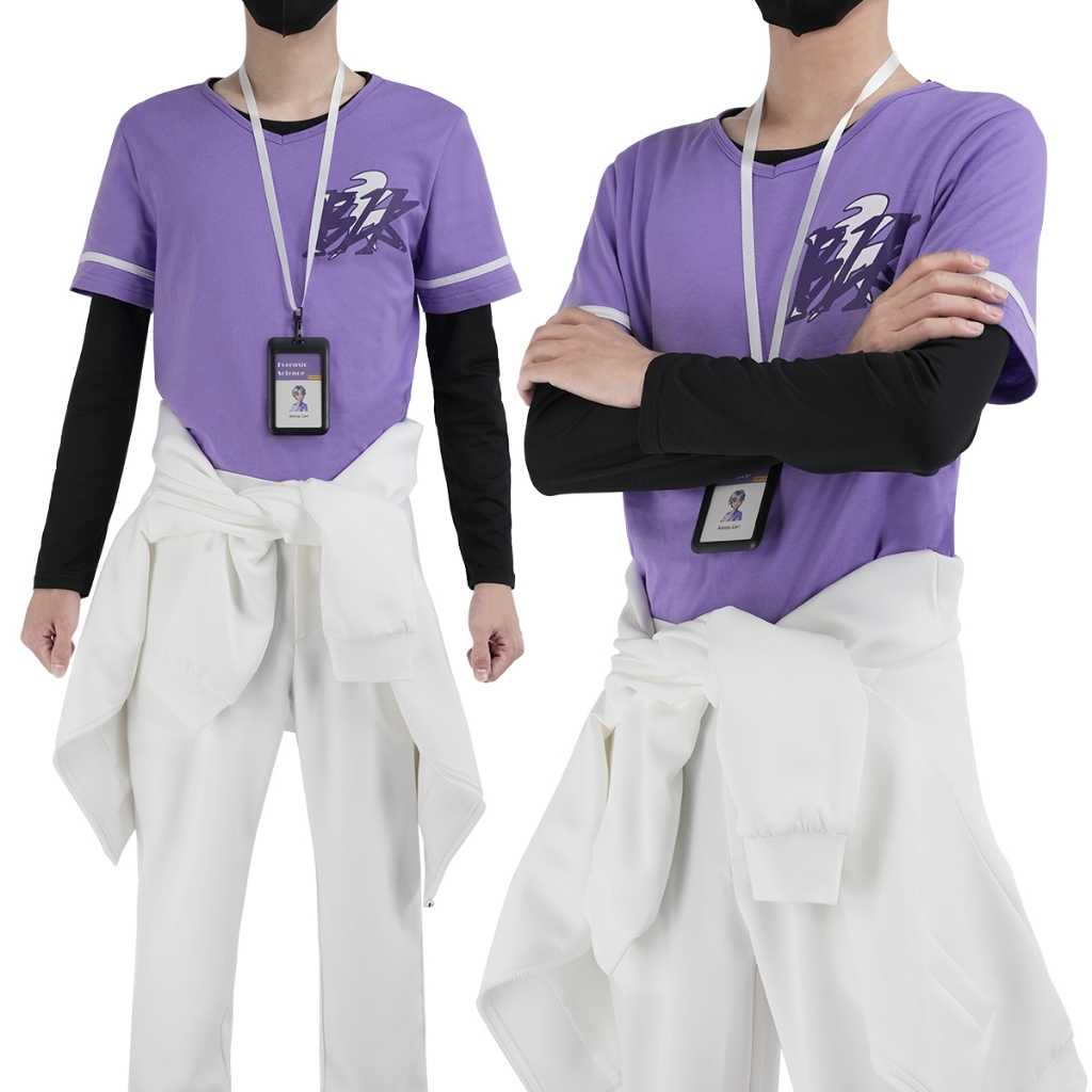 HOLOUN Identity V Aesop Carl Cosplay ชุดบอดี้สูทผู้ชาย Embalmer ชุดโคนัน อะนิเมะบทบาทเล่นญี่ปุ่น