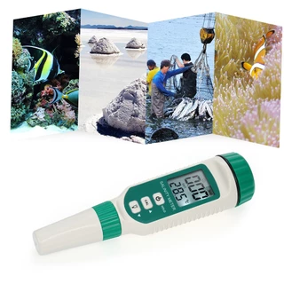 【ไทยพร้อมส่ง 】เครื่องวัดความเค็ม แบบดิจิตอล Salinity meter AR8012 า วัดค่าเกลือ วัดน้ำทะเล ปากกาทดสอบคุณภาพน้ํา 10-50% PPT