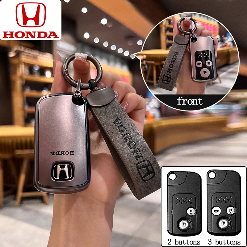 ฝาครอบป้องกันกุญแจรถฮอนด้าเหมาะสําหรับ Honda CIVIC FB/CRV/CITY/ACCORD รีโมทคอนโทรลกุญแจเชือกเส้นเล็ก