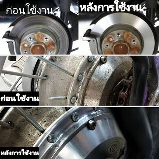 สเปรย์ทำความสะอาดเบรกและชิ้นส่วน / น้ำยาทำความสะอาดจานเบรก ขนาด 680 มิลลิลิตร สำหรับขจัดคราบน้ำมัน เขม่า และฝุ่นผงจากเบรก