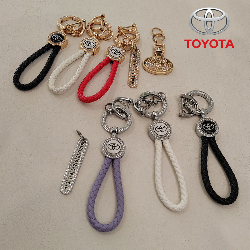 TOYOTA Camry Corolla cross C-hr Corolla Prius Prado altis Revo Rcoo innova harrier FORTUNER GR SPORT พวงกุญแจ