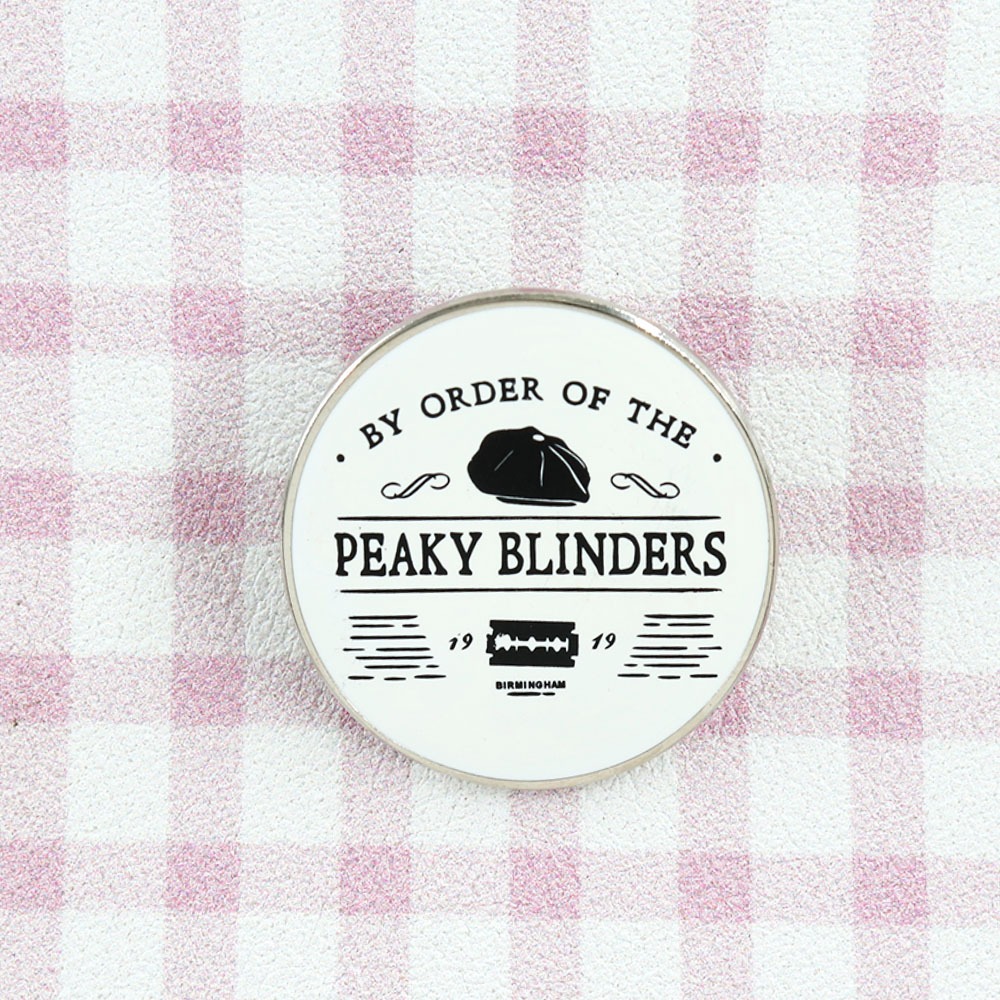 ทีวีซีรีส์แรงบันดาลใจ เข็มกลัด มีดโกน Thomas Shelby อุปกรณ์เสริม