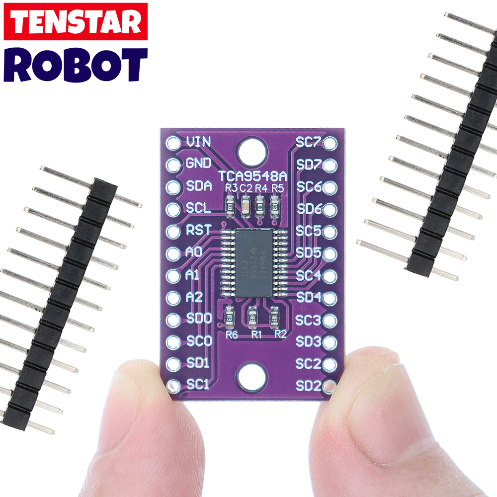 TENSTAR 1pcs TCA9548 8-Channel I2C โมดูลสวิทช์รีเซ็ต TCA9548A 1 ถึง 8 I2C บอร์ดขยาย