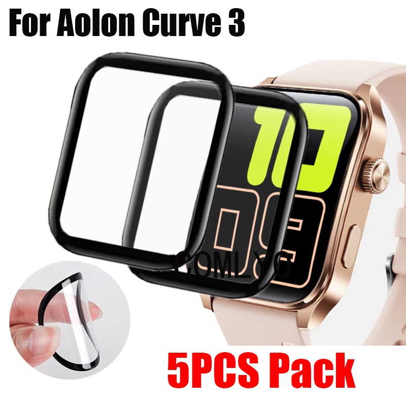 For Aolon Curve 3 สมาร์ทนาฬิกาป้องกันหน้าจอ 3ง ฝาครอบป้องกันฟิล์มโค้งฟิล์มนุ่ม