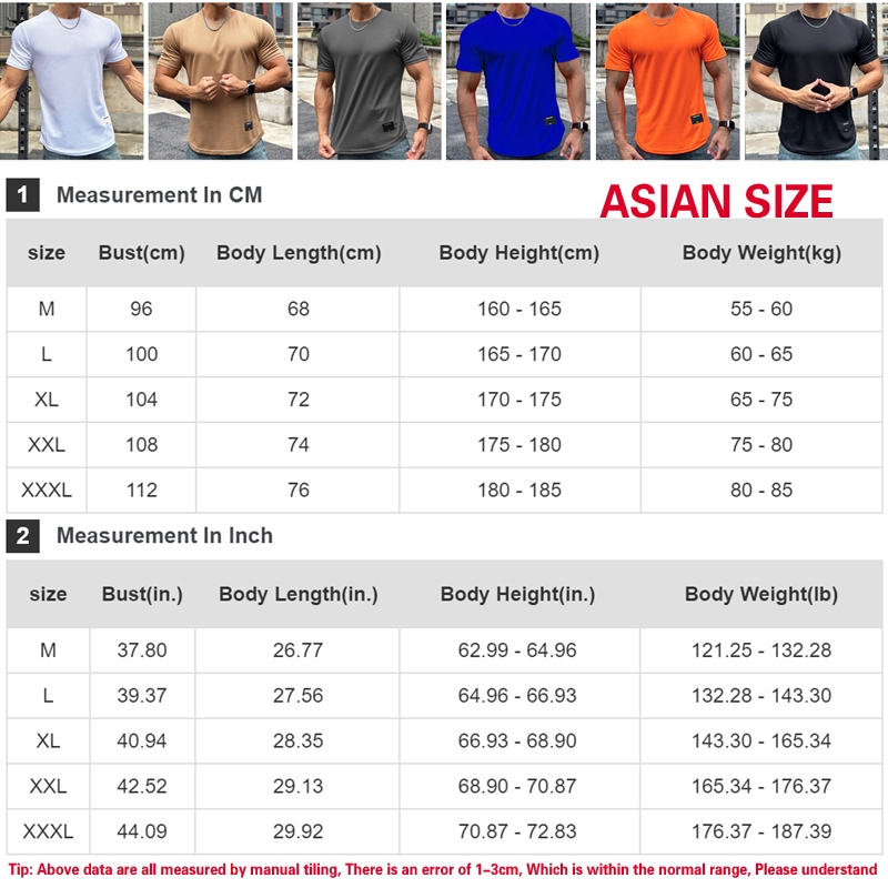 เสื้อยืดลําลอง คอกลม แขนสั้น ระบายอากาศ แบบแห้งเร็ว เหมาะกับการเล่นฟิตเนส สําหรับผู้ชาย ราคา ถูกที่สุด ดีลบีเคเค แกลเลอรีภาพที่ 2
