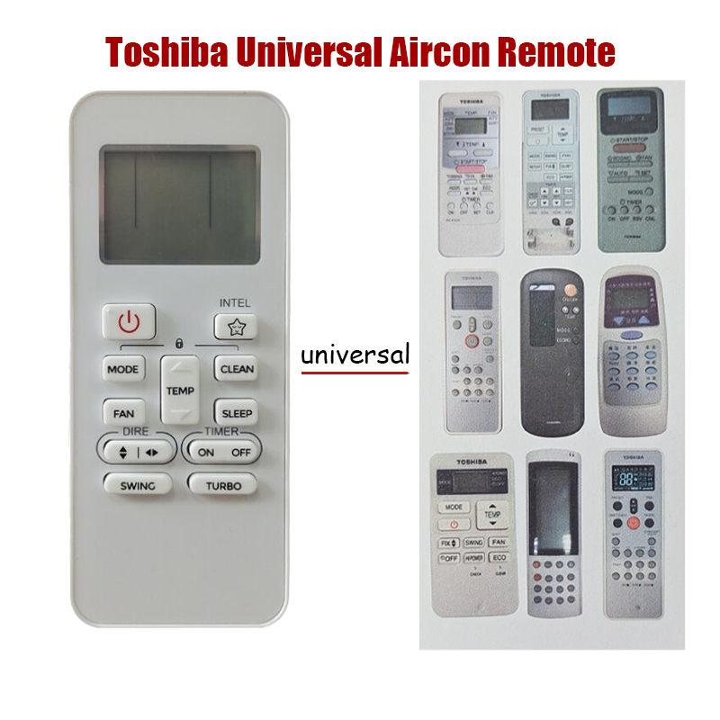 [Nilank] รีโมทคอนโทรลสากล Remote รีโมทแอร์ TOSHIBA (เหมาะกับแอร์แบบแยกส่วน) ใช้งานได้กับทุกรุ่น