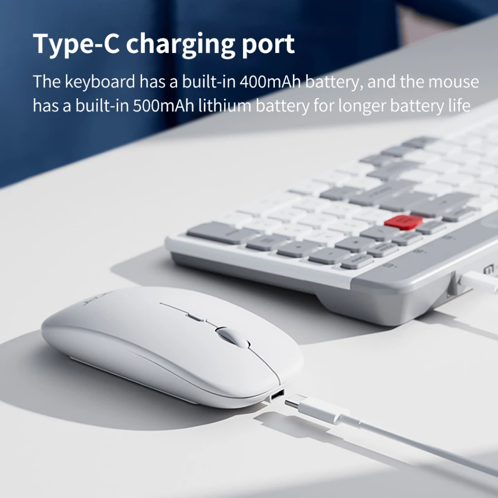 Acer คีย์บอร์ดไร้สาย OKR215 บลูทูธ 2.4G thumbnail 10