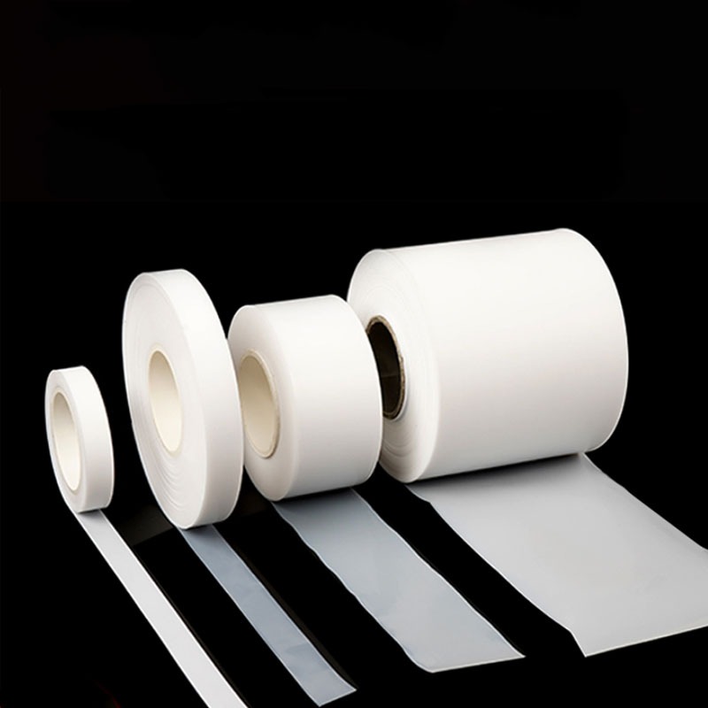 โปร่งแสง PTFE ฟิล์มแผ่นหนา 0.03/0.05/0.05/0.1/0.2 มม.แผ่นอุณหภูมิสูงพลาสติกทนต่อการกัดกร่อนกว้าง 50/100 มม.