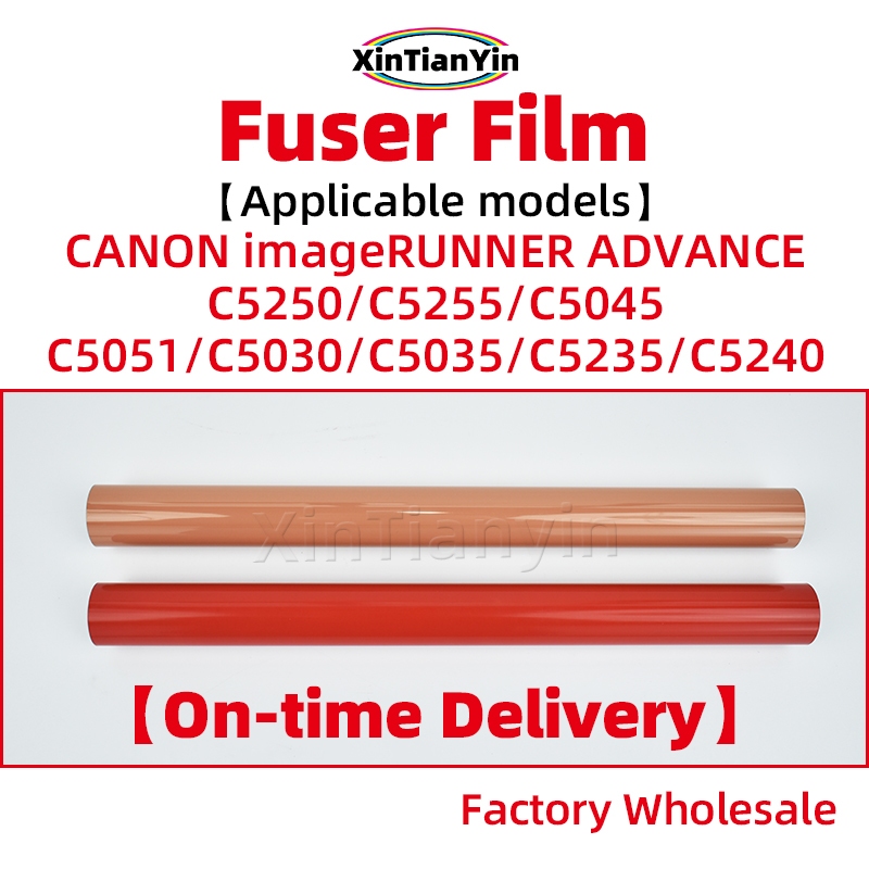 ความร้อน Fuser ฟิล์มสําหรับ Canon iR-ADV C5035 C5030 C5045 C5051 C5255 C5250 C5240 C5235 NPG45 46 GPR-30 31 โลหะ Fuser Fixing ฟิล์ม