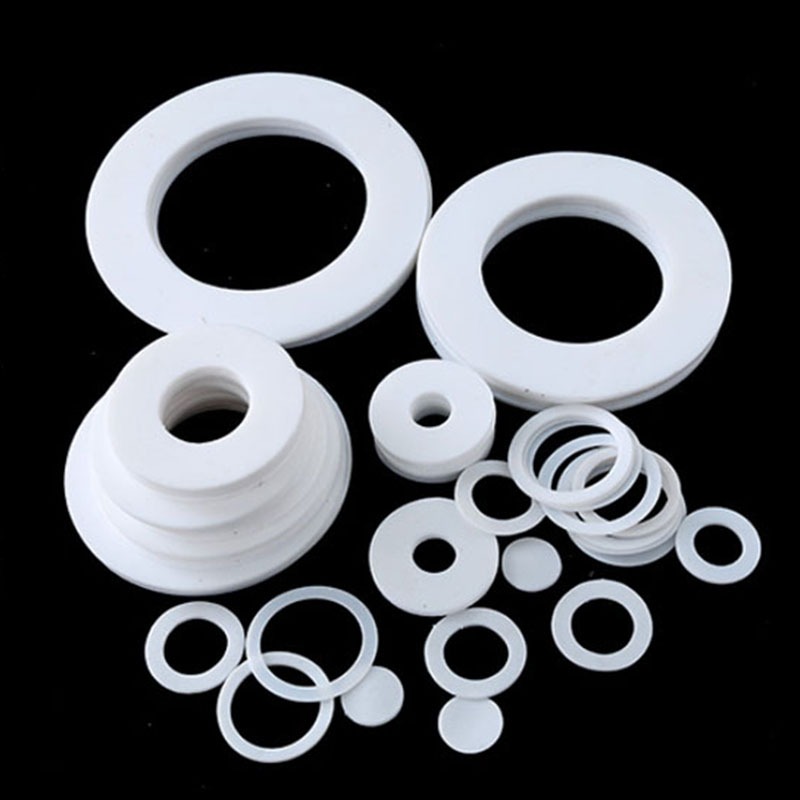 PTFE แหวนปิดผนึกความหนา 2 มม./3 มม. แบน PTFE O-Ring ปะเก็นสําหรับอุตสาหกรรม, ประปา