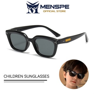 MENSPE แฟชั่นแว่นกันแดดเด็กแว่นกันแดดโพลาไรซ์กรอบสี่เหลี่ยมแ…