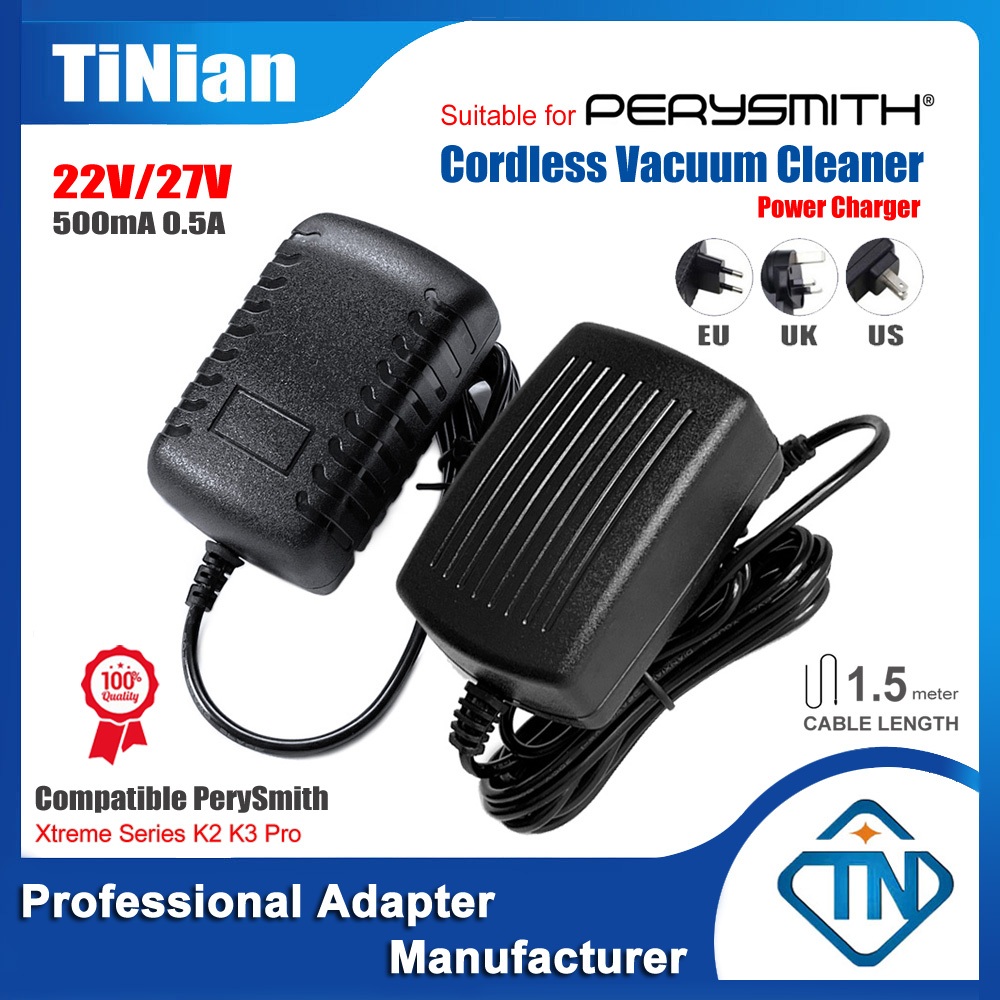 22V 27V 0.5A 500mA อะแดปเตอร์ AC/DC สําหรับ PerySmith Xtreme Series K2 K3 PRO K2PRO K3PRO เครื่องดูด