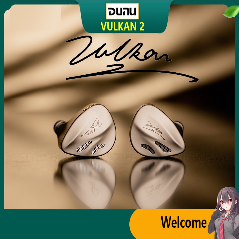 DUNU VULKAN 2 สถาปัตยกรรมไฮบริด 8 ไดร์เวอร์ (2DD+6BA) หูฟังชนิดใส่ในหู mmcx/0.78 2pin