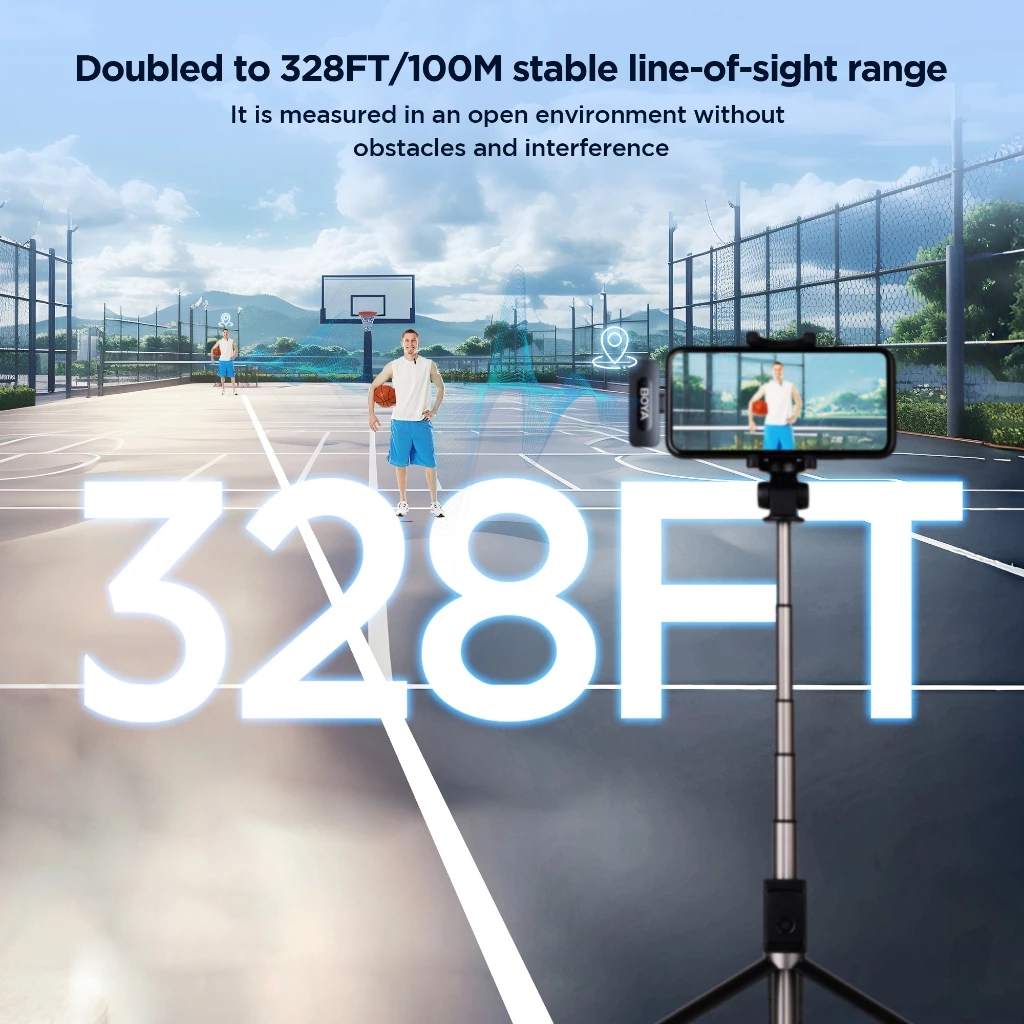 BOYA BY-V3 Combo ไมค์ไร้สาย ไมค์ตัดเสียงรบกวน ไมค์ไลฟ์สด พร้อมกล่องชาร์จ สำหรับ สมาร์ทโฟน USB-C thumbnail 5