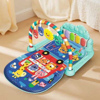 Pedal de música interativa para bebês, tapete para engatinhar, tapete infantil com som divertido completo