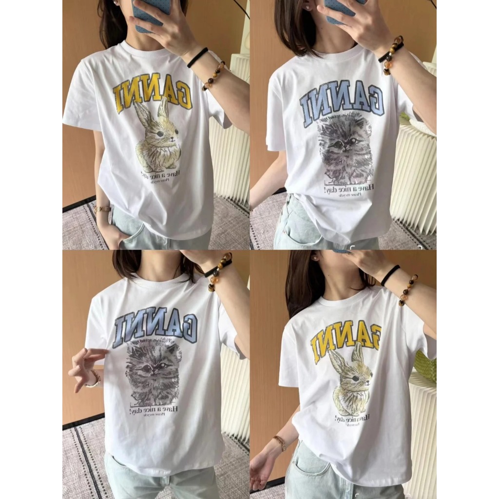 [SR-STUDIO] เสื้อยืดพิมพ์ลายสัตว์จากคอลเล็กชัน GA 2025 สำหรับลุคที่สดใสและไม่ซ้ำใคร