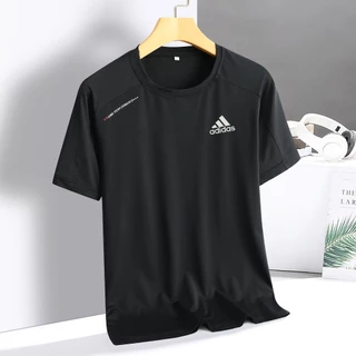 [ราคาขายส่ง] เสื้อยืดแขนสั้นผู้ชายเสื้อเชิ้ตผู้ชายยืดหลวมเหมาะสําหรับ Exerc