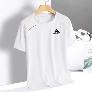 [ราคาขายส่ง] เสื้อยืดแขนสั้นผู้ชายเสื้อเชิ้ตผู้ชายยืดหลวมเหมาะสําหรับ Exerc