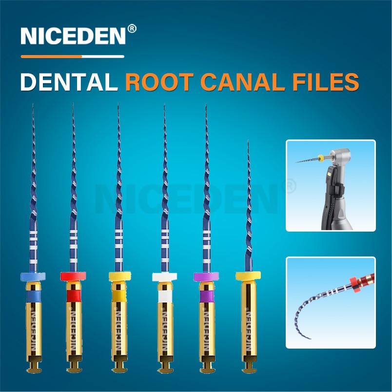 Niceden ทันตกรรม Endo มอเตอร์ Root Canal ไฟล์ Niti เครื่องยนต์ Endodontic ไฟล์โรตารี