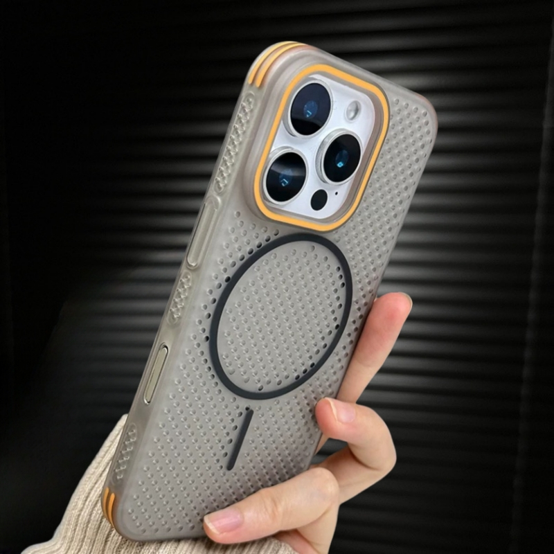 【Ultra-thin/Cooling Pc hard case/Gray】เคส compatible for iPhone 12 13 14 15 16 pro max case – โปรปัง