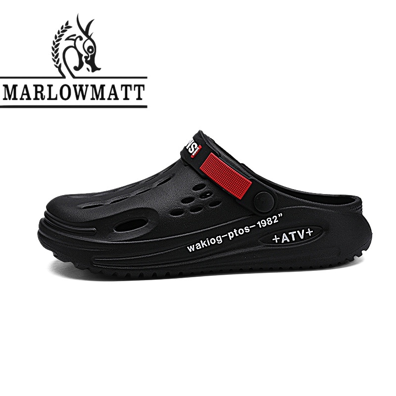 Marlowmatt รองเท้าแตะผู้ชาย/กันน้ํา/กันลื่น/ระบายอากาศ/แฟชั่น/2025 สไตล์ใหม่/รอง