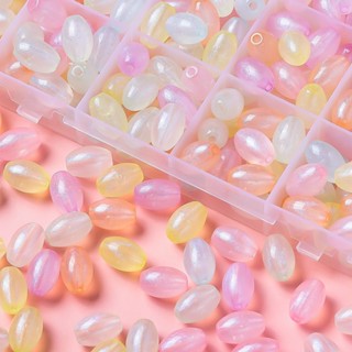St.kunkka 50 ชิ้นลูกปัดอะคริลิครูปไข่ลูกปัดที่มีเอฟเฟกต์เรือ…