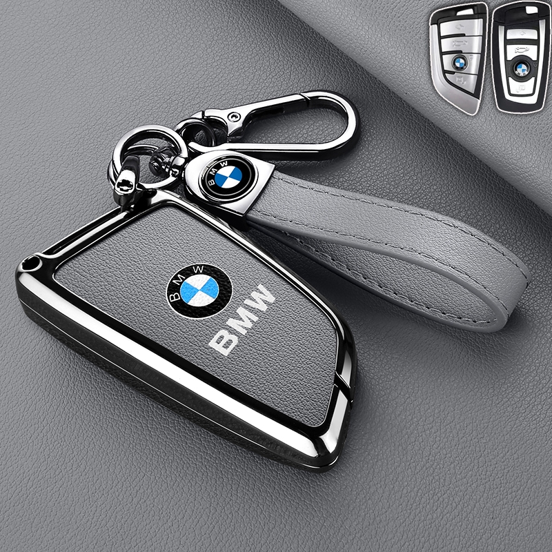โลหะผสมรถ Remote Key Case ฝาครอบ Fob สําหรับ BMW G20 G30 G11 X1 X3 G01 F25 X5 F15 X6 F16 F10 F07 F30 F32 F20 1 3 5 7 Series รถอุปกรณ์เสริม