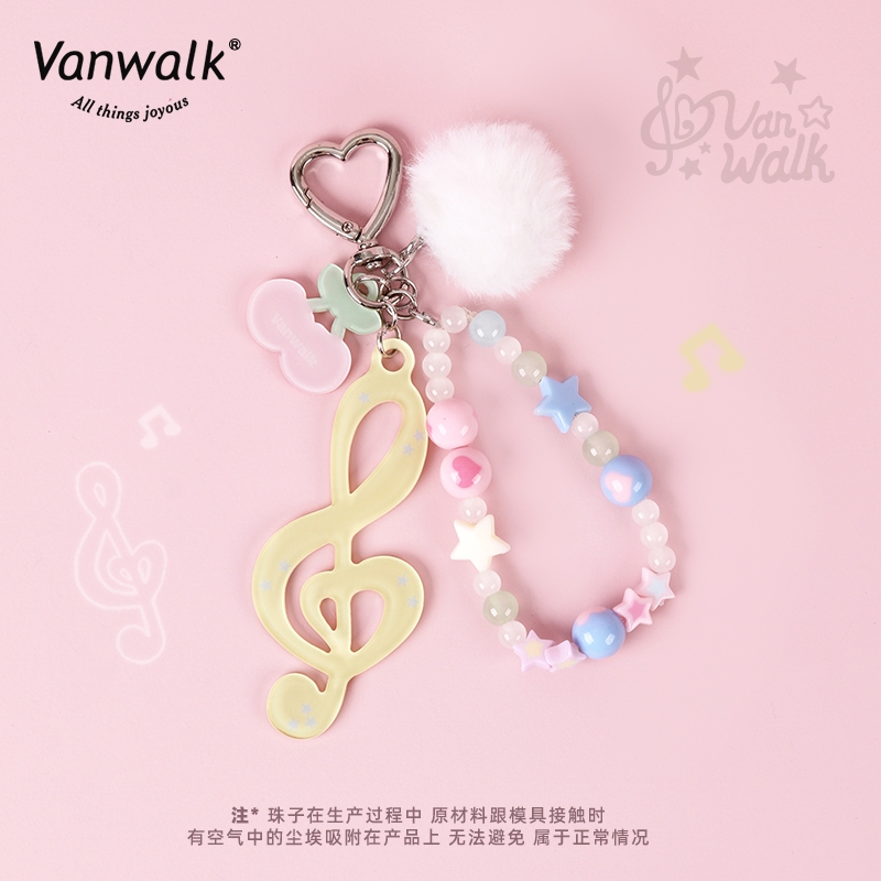 VANWALK Happy Band K583 พวงกุญแจห้อยกระเป๋าโน๊ตน่ารัก