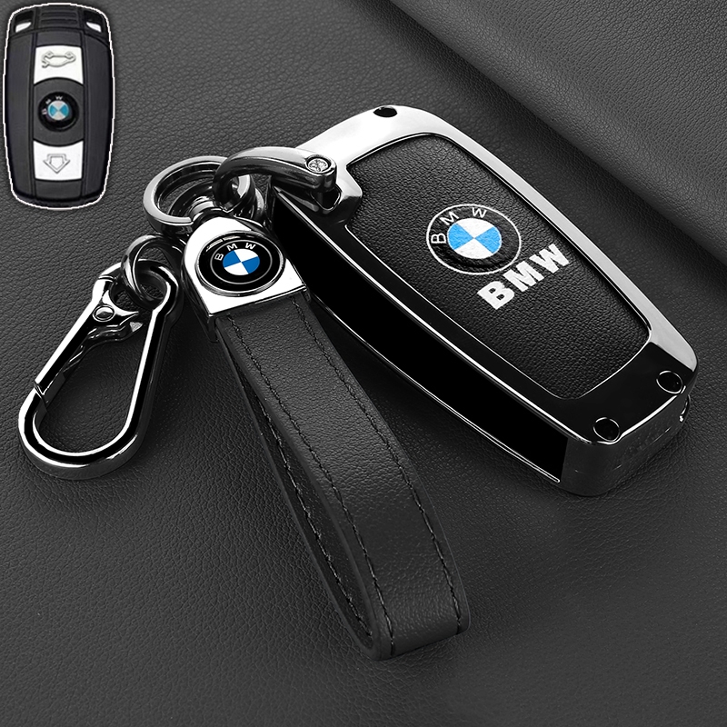 เคสรีโมตกุญแจรถยนต์  สําหรับ BMW 1 3 5 6 Series E60 E61 E70 E81 E87 E90 E91 E92 320 X1 X5 X6 Z4 ของแต่งรถยนต์ พวงกุญแจ ราคา ถูกที่สุด ดีลบีเคเค แกลเลอรีภาพที่ 5
