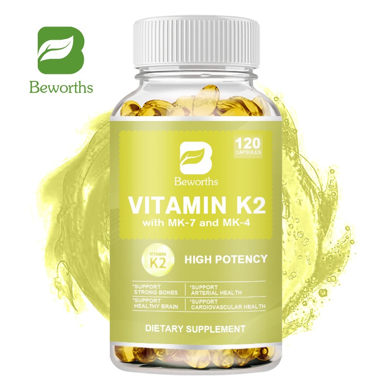 BEWORTHS วิตามิน K2 พร้อม MK-7 และ MK-4 สําหรับผู้ใหญ่