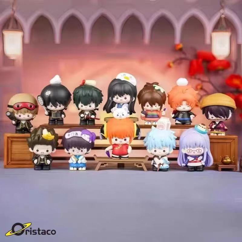 ZW [ของแท้รุ่น] (One Type One Box) McLare Smile Gintama First Series Mystery Box อินเทรนด์เล่นฟิกเกอร์ของเล่นของสะสม
