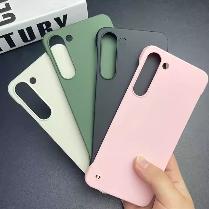 เคส compatible for Samsung Galaxy S25 S24 Ultra S23 Ultra Plus S24FE ฝาหลัง Matte Hard พลาสติก PC เคสโทรศัพท์ Case
