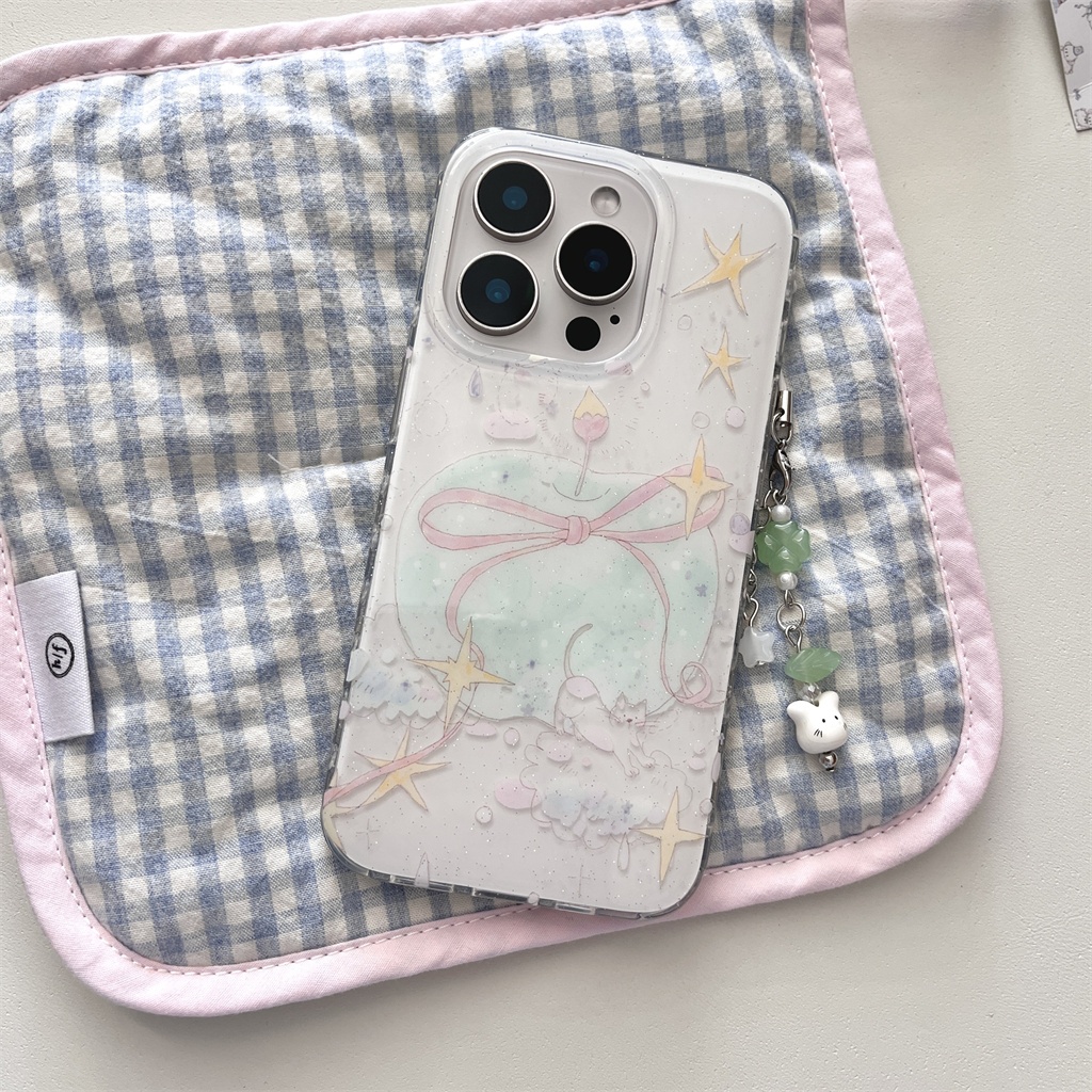 สําหรับIphone case 16 Pro Max 15 Pro Max 14 Pro Max Apple Candleเคสโทรศัพท์ลูกแมว ราคา ถูกที่สุด ดีลบีเคเค แกลเลอรีภาพที่ 6