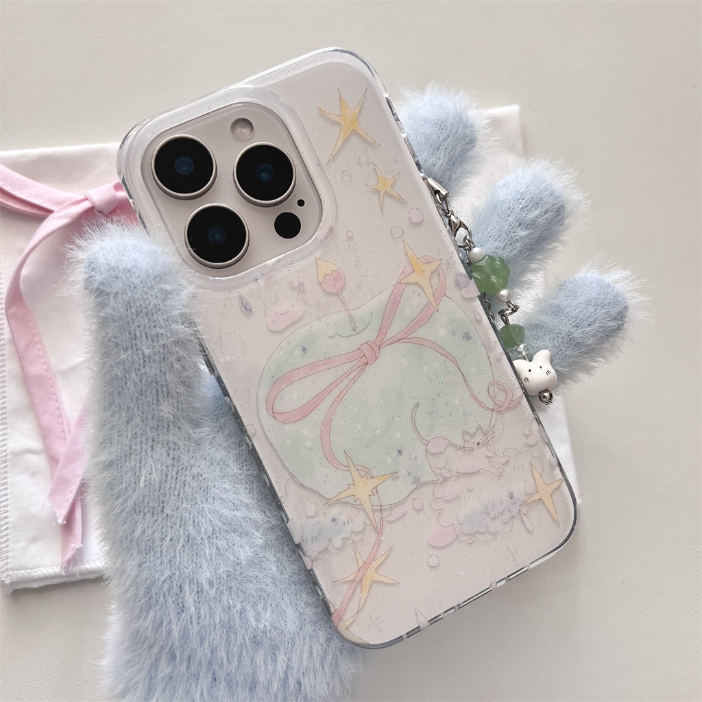 สําหรับIphone case 16 Pro Max 15 Pro Max 14 Pro Max Apple Candleเคสโทรศัพท์ลูกแมว ราคา ถูกที่สุด ดีลบีเคเค