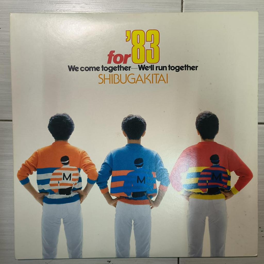 Shibugakitai สําหรับ 83 เรามาด้วยกัน Well Run Together j-pop 1983 ไวนิล lp