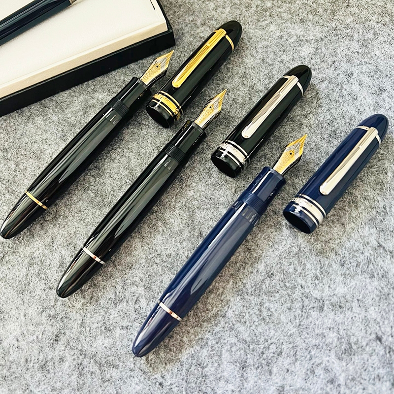 ใหม่ MB Fountain ปากกาหมึกดูหน้าต่าง Huaxia Hanmo 149 ปากกาประดิษฐ์ตัวอักษรสีน้ําเงินสีดํา - รูปที่ 5