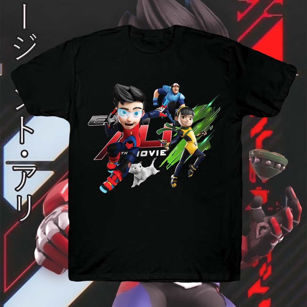 EJEN ALI THE MOVIE 2 TSHIRT คอกลมสําหรับเด็ก เสื้อยืดผ้าฝ้าย 100%