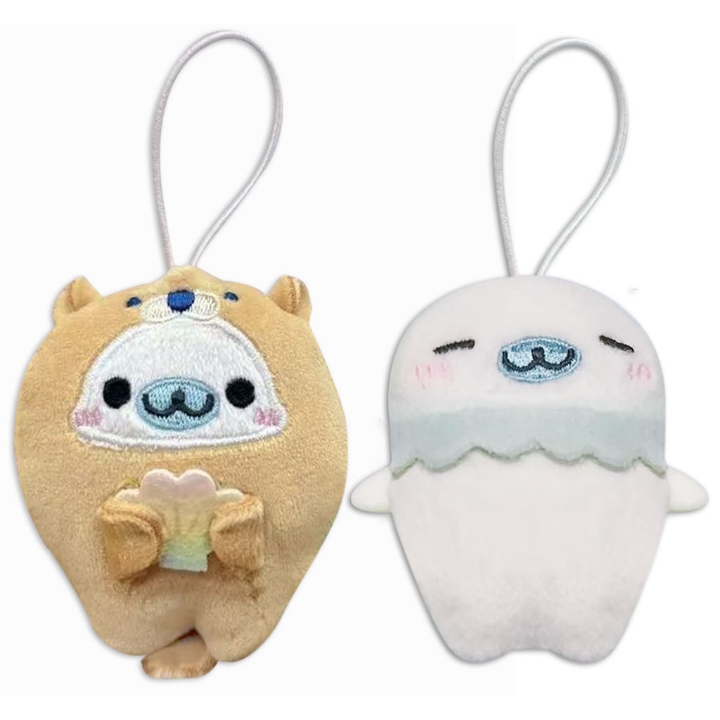 Mamegoma น่ารัก Seal Mascot Mini ตุ๊กตาพวงกุญแจ Keyholder พวงกุญแจกระเป๋าจี้ของเล่นตุ๊กตา 6 ซม.