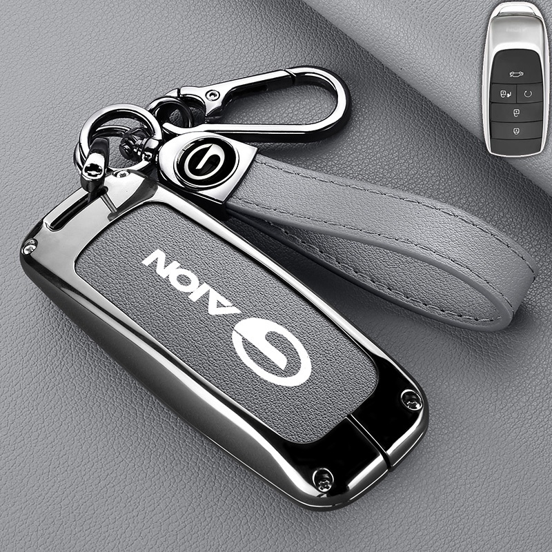 Aion เครื่องหนัง เคสกุญแจรีโมตรถยนต์ AION Y PLUS AION ES 2021-2026  aion V 2020-2023 ของแต่งรถยนต์ พ