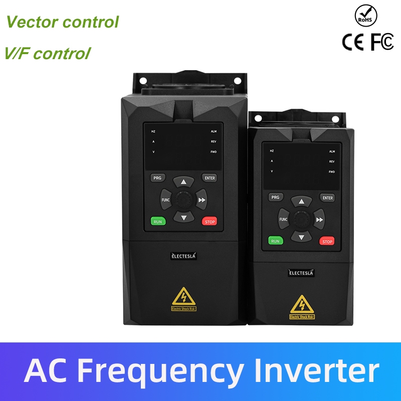 VFD AC380V 7.5KW ไดรฟ์ความถี่ตัวแปร 10hp ตัวแปลงความถี่ 3PH ตัวควบคุมความเร็วอินเวอร์เตอร์