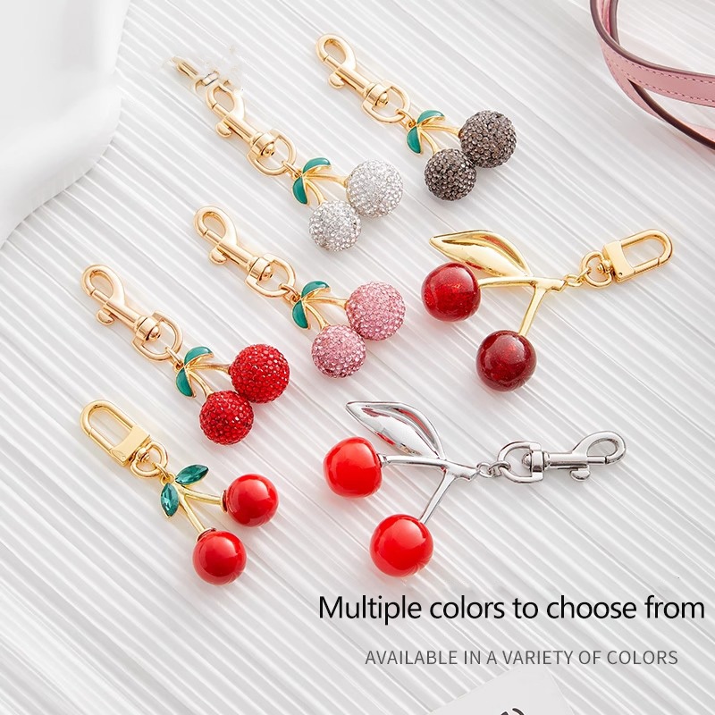 จี้เชอร์รี่,จี้กระเป๋า Cherry Creative Cherry พวงกุญแจ,กระเป๋าถือผู้หญิง Murakami Takashi,อุปกรณ์เสริมจี้