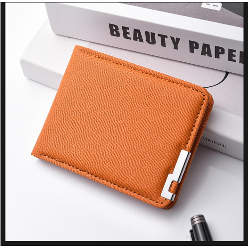 High-End Feeling Short Small Wallet Multi-Card Wallet Mens Simple Card Holder
